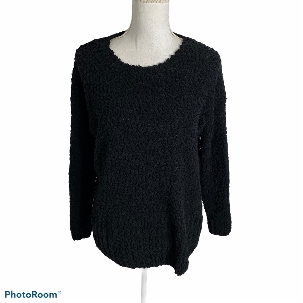 Mittoshop Teddy Black Sweater Sz Medium Large